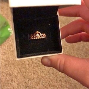 Pandora Princess Size 4(Roae Gold)